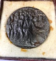 Boxed Lusitania Medal With Document