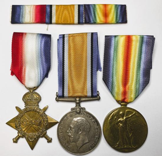 WW1 British 1914-15 Trio To Cameron Highlanders