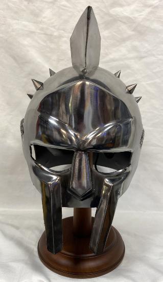 Code: A104 Replica Maximus Gladiator Helmet with Stand