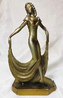1930's Art Deco Lady in Flowing Dress Striker