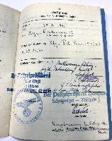 WW2 German Luftschutz Dienstbuch