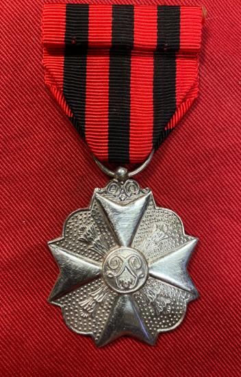 Belgium Civil Decoration For Long Service Medal