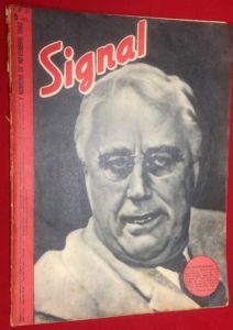 WW2 German Signal Magazine-Roosevelt Cover