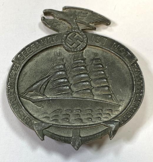 WW2 German Tag Der Deutschen Seefahrt  1935 Badge