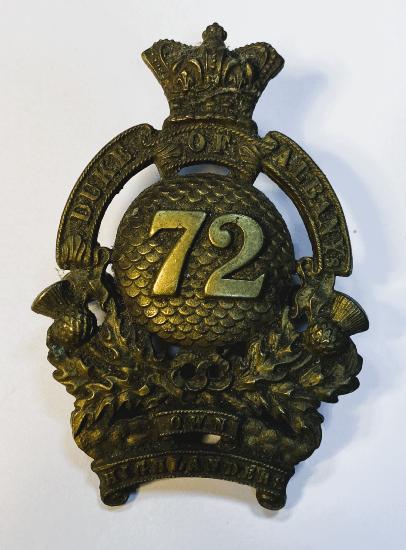 Replica 72nd Highlanders Cap Badge