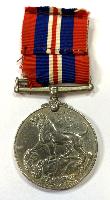 WW2 British War Medal With Mention In Despatches Oakleaf