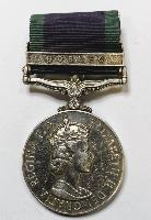 British General Service Medal With Borneo Clasp