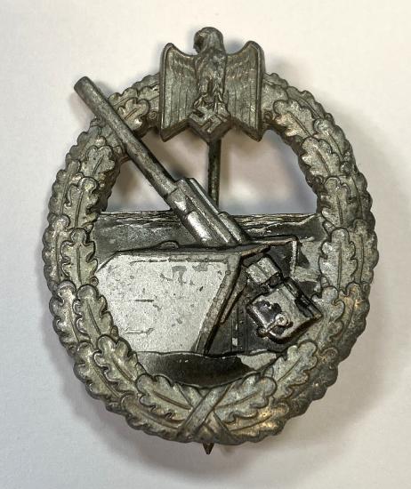 WW2 German Kriegsmarine Coastal Artillery Badge 