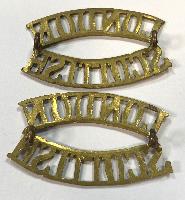 WW2 London Scottish Cap Badge & Shoulder Titles