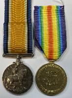 WW1 British Medal Pair To Seaforth Highlanders