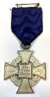 WW2 German Cased Faithful Service Cross In Silver