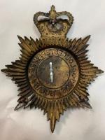 Gloucestershire Constabularly Police Helmet Plate