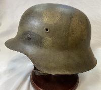 WW2 German M42 Camouflage Helmet Possibly Refurbished