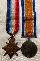 WW1 Medal Pair RNR Officer HMS India Killed In Action U-Boat Casualty