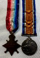 WW1 Medal Pair RNR Officer HMS India Killed In Action U-Boat Casualty