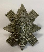WW1 Black Watch Cap Badge 