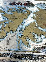 British Falkland Islands Mount Pleasant Airfield Metal Plaque