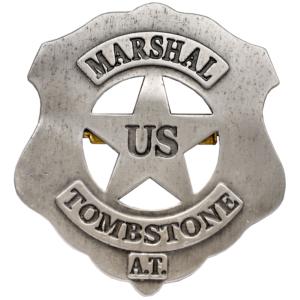 Code: G105 Replica US Marshall Tombstone Badge
