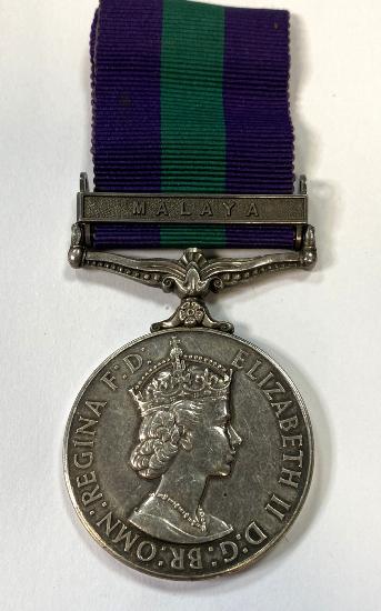 British General Service Medal Malaya Royal Scots Fusiliers