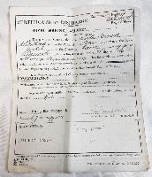 WW1  British Royal Marine Collection Of Paperwork And Badges