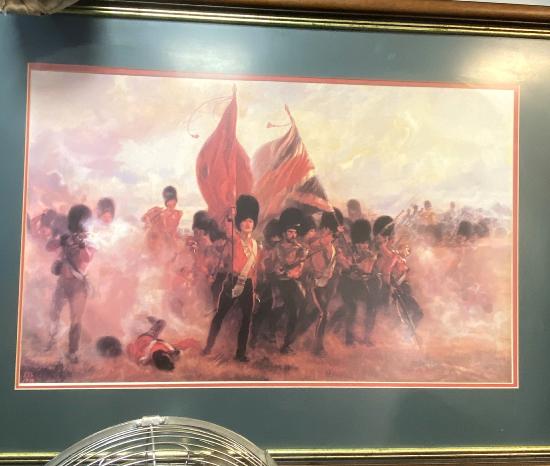 The Colours: Advance Of The Scots Guards At The Alma -SHOP COLLECTION ONLY.