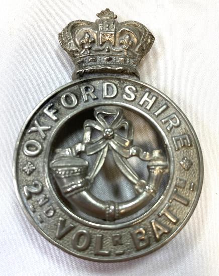 Victorian Oxfordshire 2nd Vol Battalion Glengarry Cap Badge