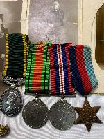 WW2 R.A. Territorial Efficiency Medal Group 