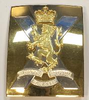 The Royal Regiment Of Scotland Officers Cross Belt Plate