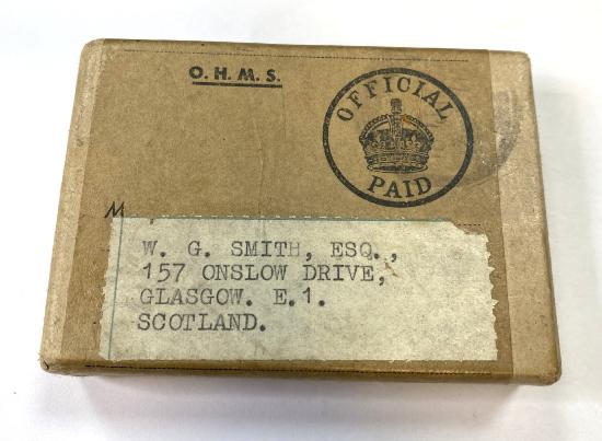 WW2 British Air Ministry Medal Box