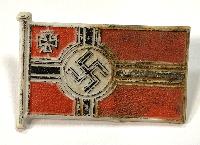 WW2 German WHW Reichskriegsflagge Flag Donation Badge