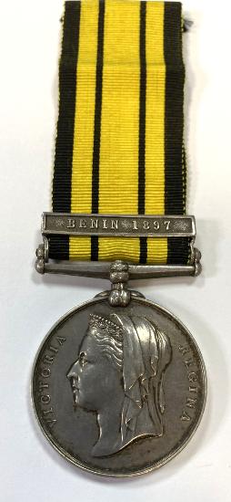 British East & West Africa Medal With Benin 1897 Clasp