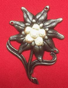 Replica WW2 German Edelweiss Cap Badge