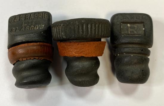 Vulcanite Sea Glass Bottle Stoppers