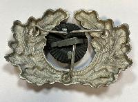 WW2 German Army Visor Cap Wreath & Cockade