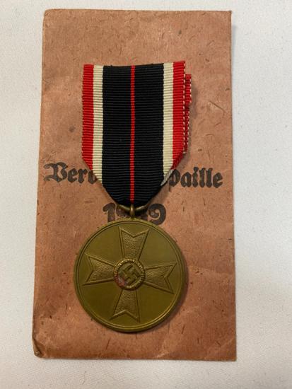 WW2 German War Merit Medal In Packet