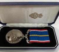 National Service Medal In Case