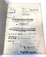 WW2 German Luftschutz Dienstbuch