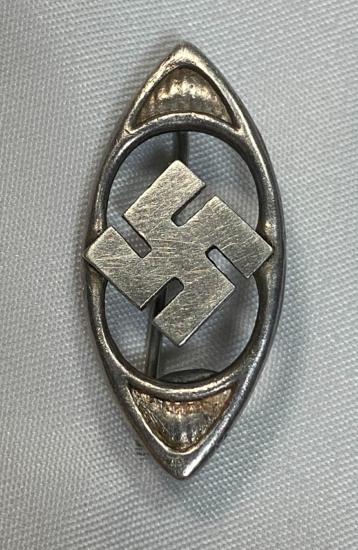 Edwardian Silver Swastika Brooch