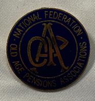National Federation Old Age Pensions Association Badge