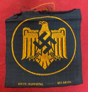 WW2 German NSRL Bronze Sports Badge In Cloth