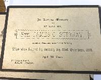 WW1 Ayrshire Yeomanry Killed In Action Memorial Plaque & Paperwork