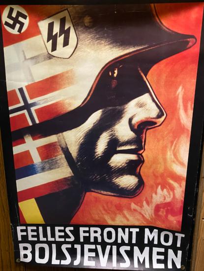 WW2 German Waffen SS Anti Bolschevism Poster