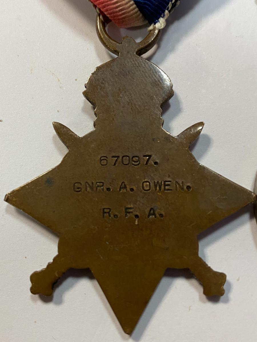 WW2 British Royal Field Artillery Medal Pair