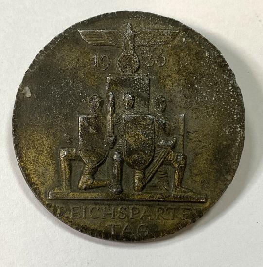 WW2 German 1936 Reichsparteitag Badge
