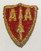WW2 American Anti Aircraft Command Shoulder Title Badge