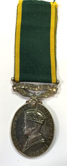 WW2 British Territorial Efficiency Medal Seaforth Highlanders