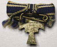 WW2 German Miniature Mother's Cross In Silver 