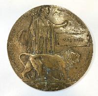 WW1 British Memorial Plaque