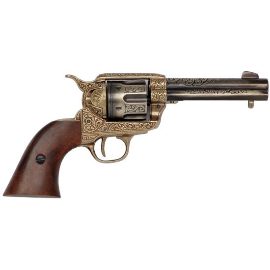 Code: G1280ML Replica Engraved 1869 Colt With Wooden Handle