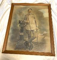 WW1 Royal Italian Army Soldier Framed Portrait